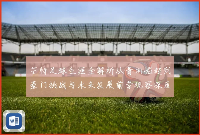 芒特足球生涯全解析从青训崛起到豪门挑战与未来发展前景观察深度追踪